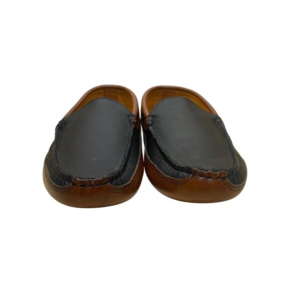 Allen Edmonds Men’s Black Brown Leather Waverly Slip-On Loafers Size 10.5 main image 8